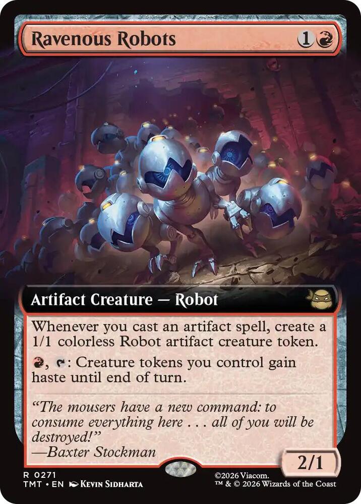 Ravenous Robots 271 (Teenage Mutant Ninja Turtles)  - Extended Art 