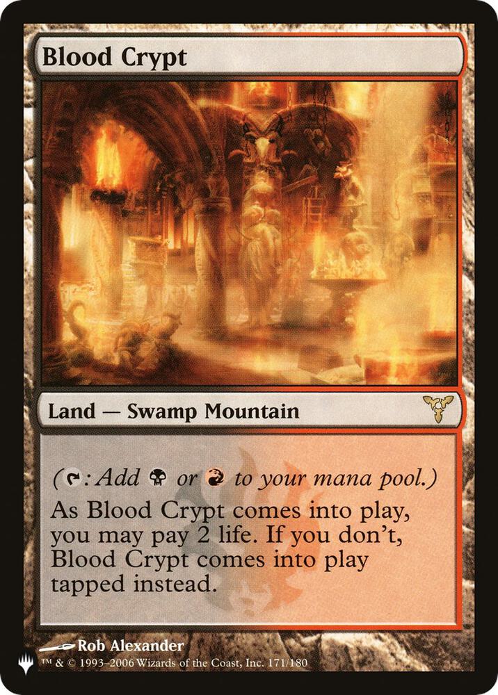 Blood Crypt DIS-171/5075 (The List Reprints) 