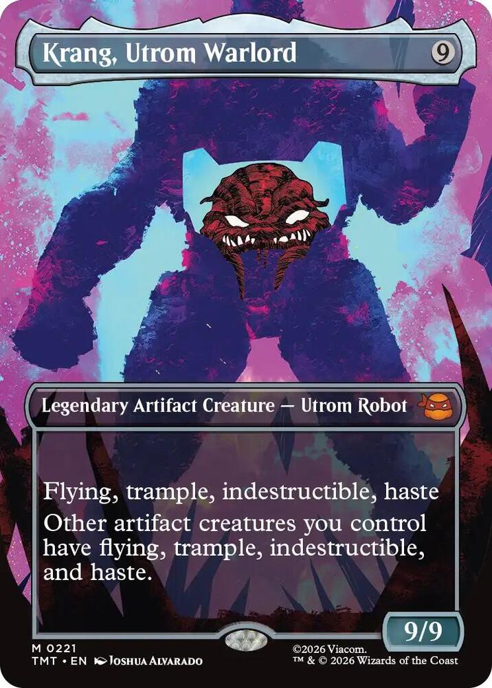 Krang, Utrom Warlord  221 (Teenage Mutant Ninja Turtles)  - Borderless