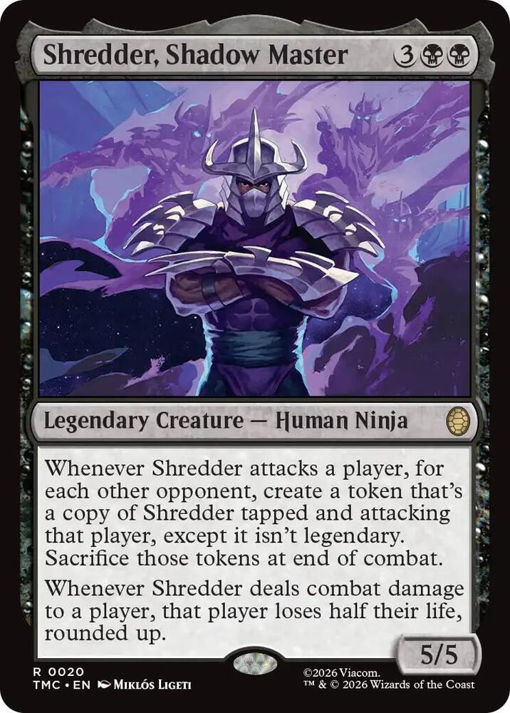 Shredder Shadow Master 20/0 (Commander: Teenage Mutant Ninja Turtles) 