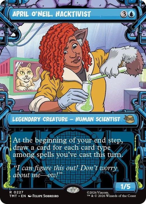 April O'Neil, Hacktivist 227/190 (Teenage Mutant Ninja Turtles)  - Showcase 