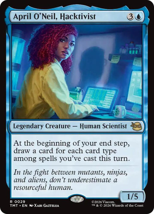April O'Neil, Hacktivist 29/190 (Teenage Mutant Ninja Turtles) 