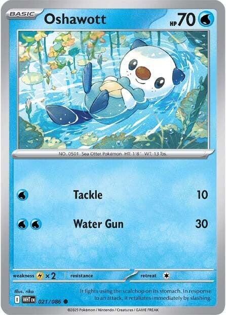 Oshawott 021/086 (SV: White Flare) 