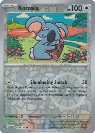 Komala 129/159 (SV09: Journey Together)  - Reverse Holofoil