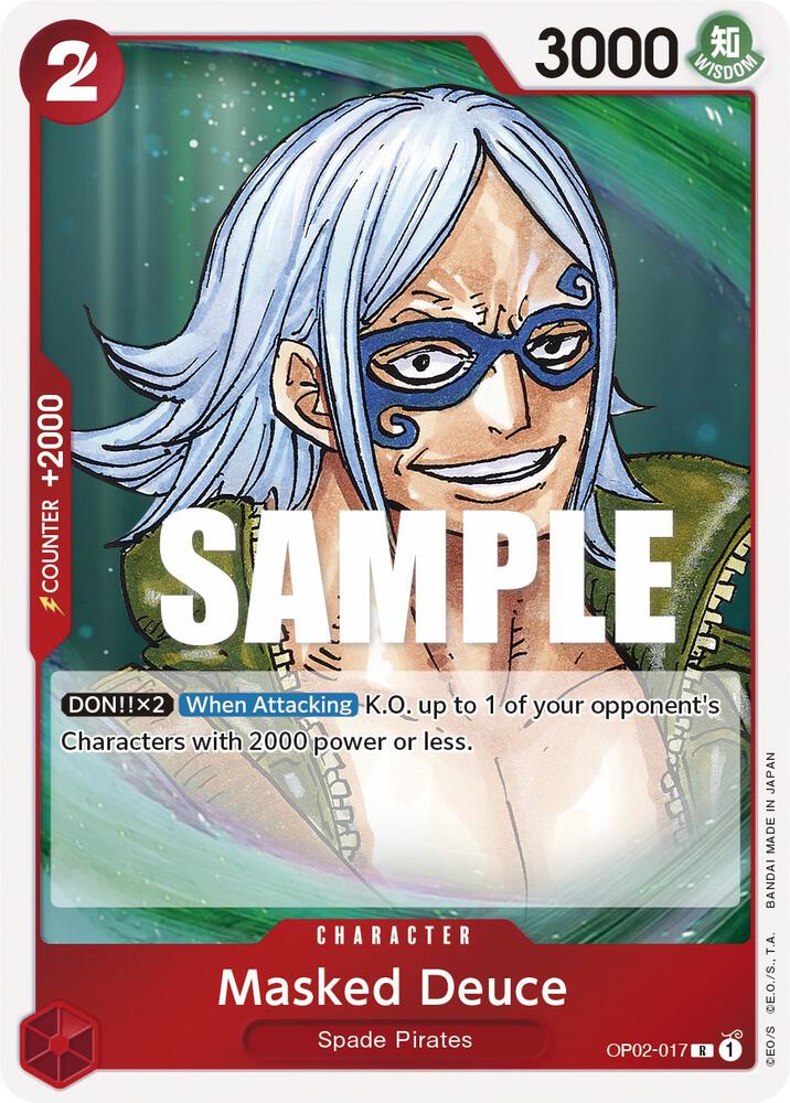 Masked Deuce OP02-017 (Paramount War)  - Foil
