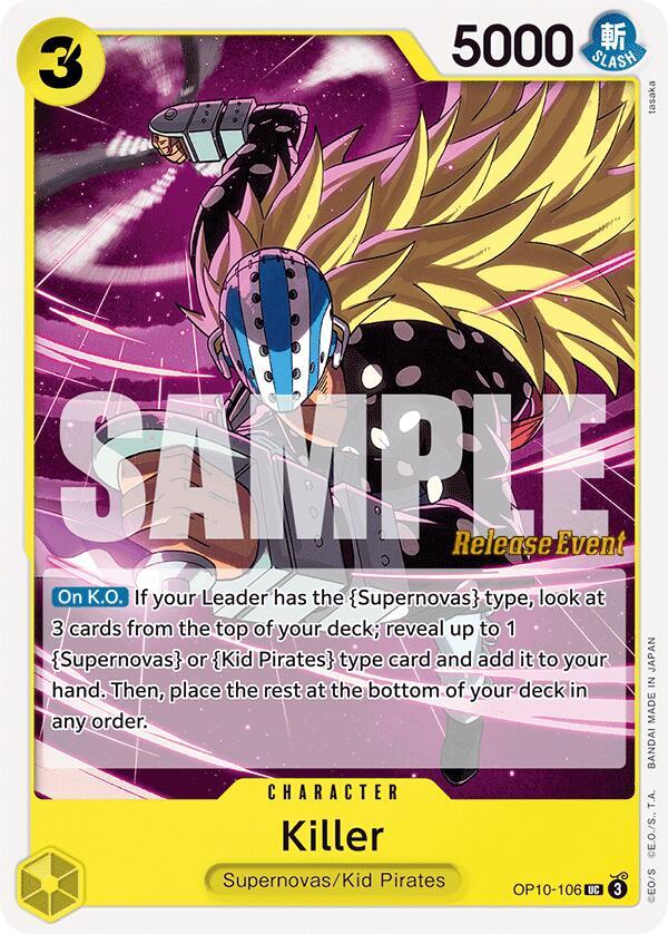 Killer OP10-106 (Royal Blood Release Event Cards) 