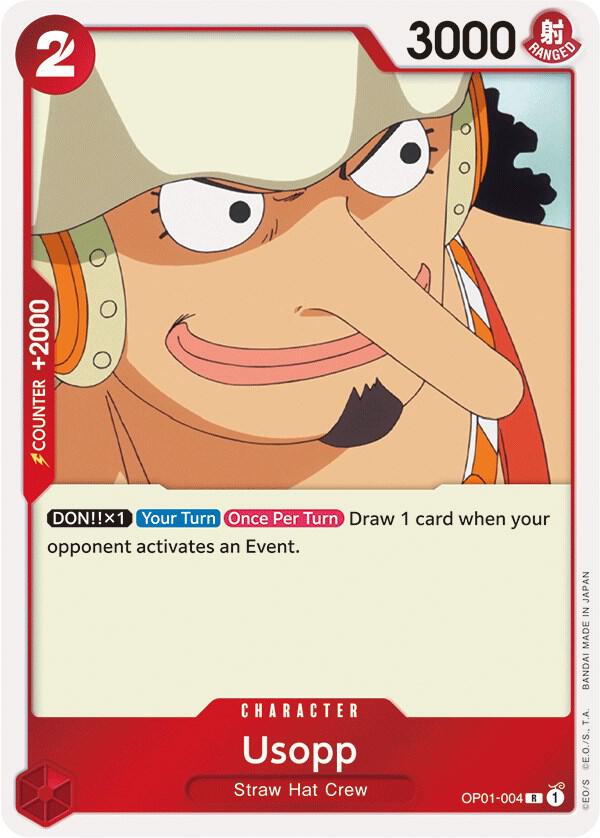 Usopp OP01-004 (Romance Dawn)  - Foil