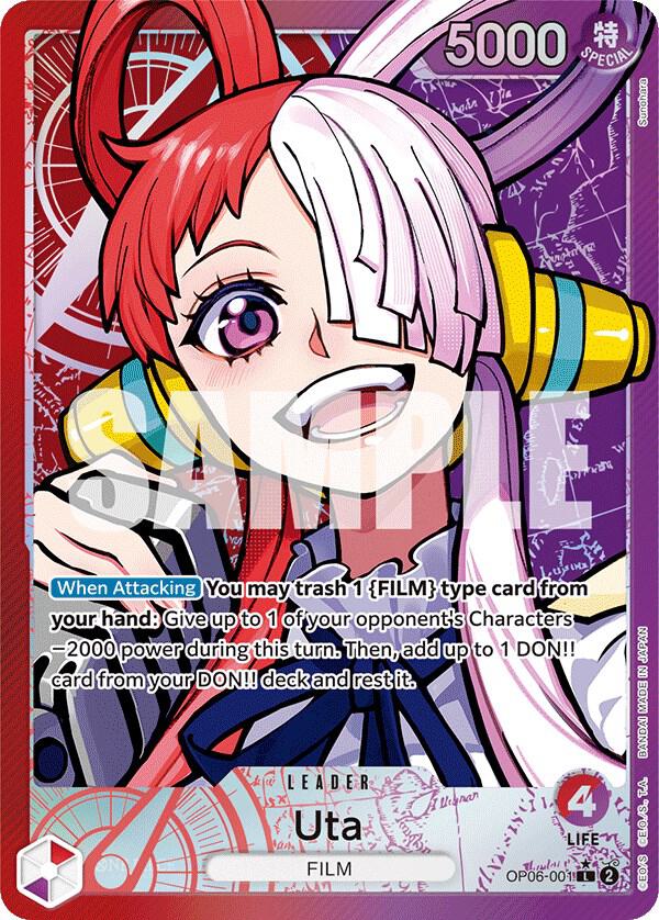 Uta OP06-001 (Wings of the Captain)  - Alternate Art Foil