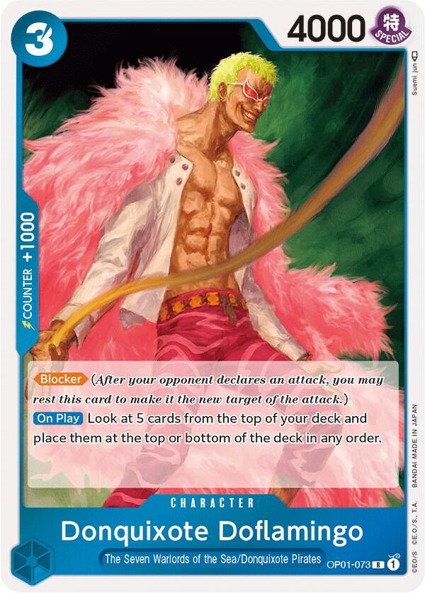 Donquixote Doflamingo OP01-073 (Romance Dawn)  - Foil