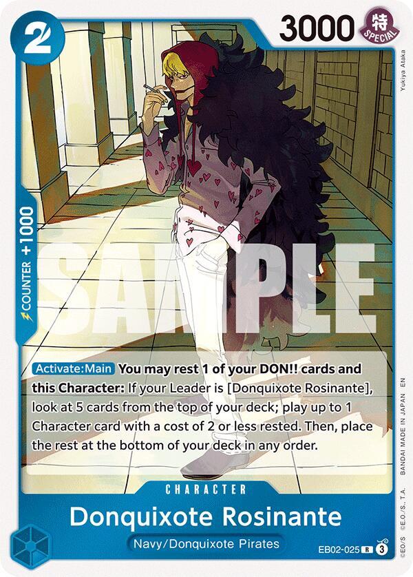 Donquixote Rosinante EB02-025 (Extra Booster: Anime 25th Collection)  - Foil