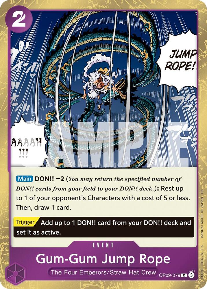 Gum-Gum Jump Rope OP09-079 (Premium Booster -The Best- Vol. 2)  - Pirate Foil