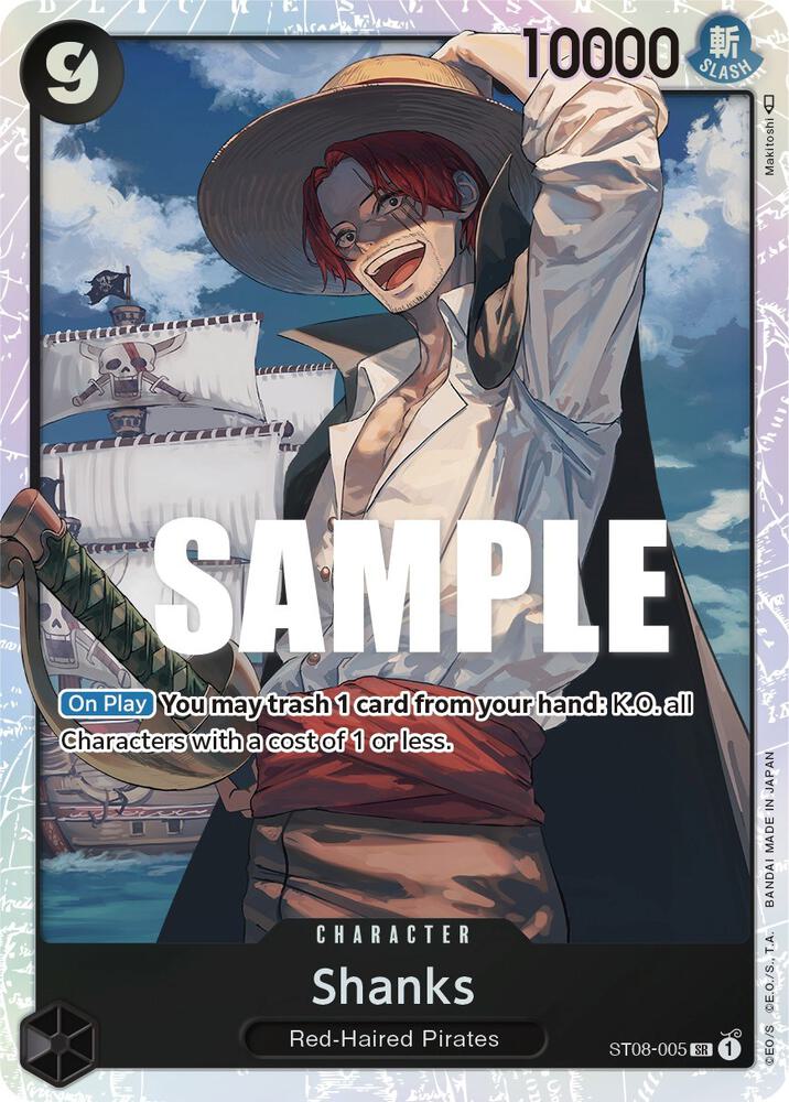 Shanks ST08-005 (Starter Deck 8: Monkey.D.Luffy)  - Foil
