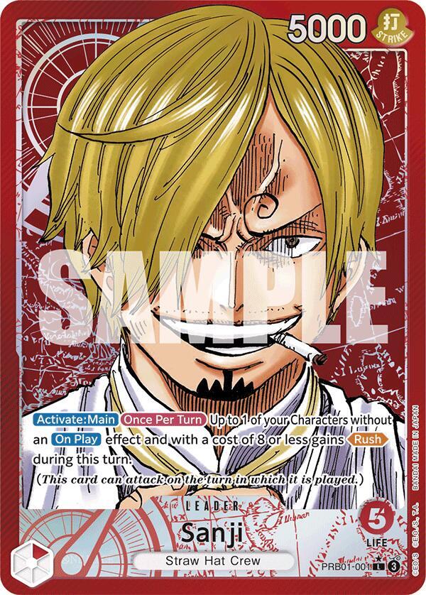 Sanji PRB01-001 (Premium Booster -The Best-)  - Alternate Art Foil