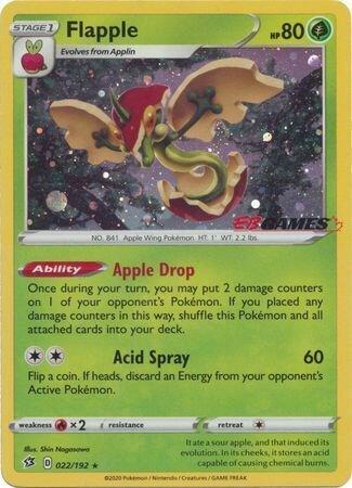 Flapple EB Games Exclusive 022/192 (Miscellaneous Cards & Products)  - Holofoil