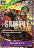 Roronoa Zoro (Pre Release Tournament Winner) P-045 (One Piece Promotion Cards)  - Foil