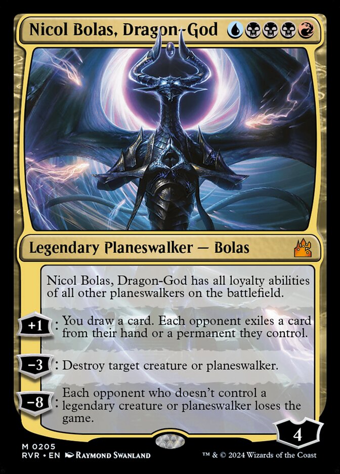 Nicol Bolas, Dragon God 205 (Ravnica Remastered) 
