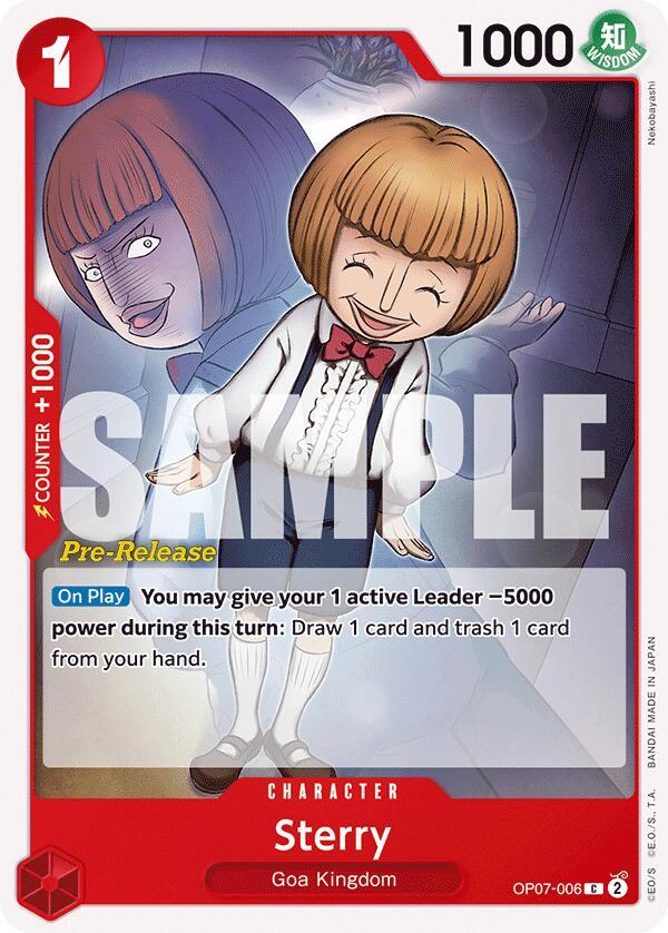 Sterry OP07-006 (500 Years in the Future Pre-Release Cards) 