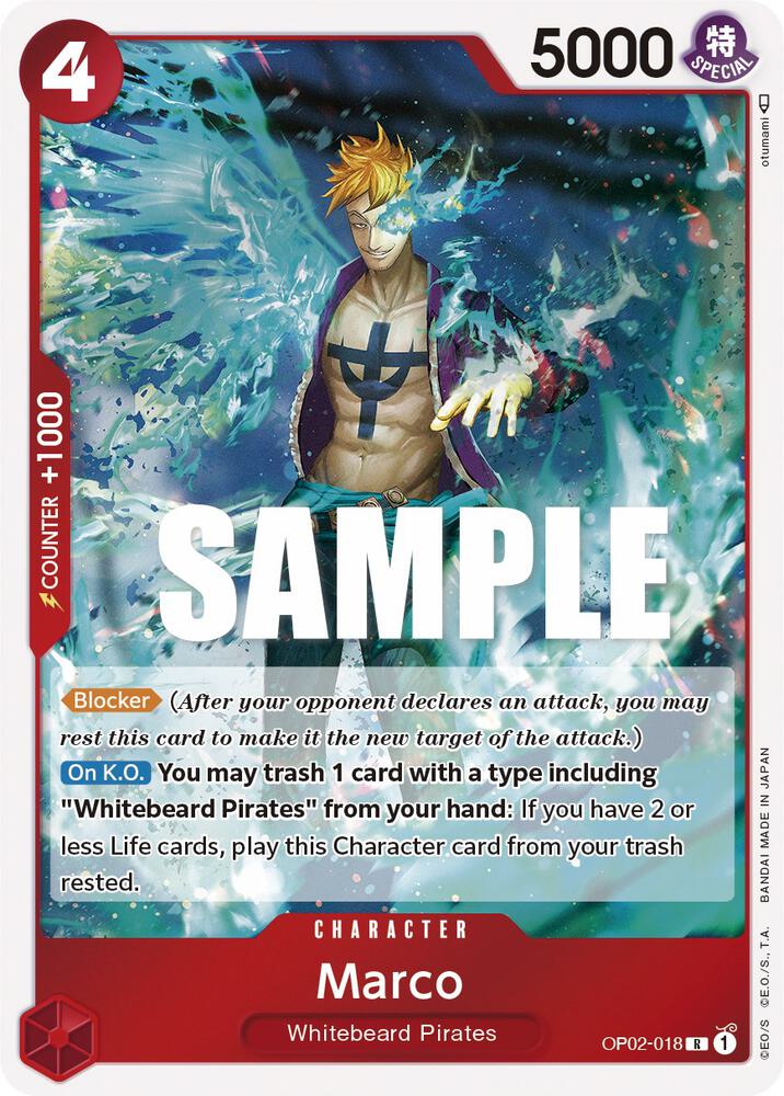 Marco OP02-018 (Paramount War)  - Foil