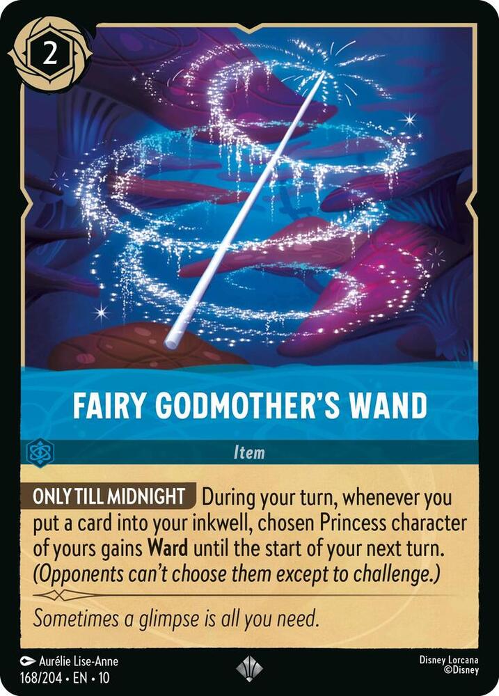 Fairy Godmother's Wand 168/204 (Whispers in the Well)  - Cold Foil