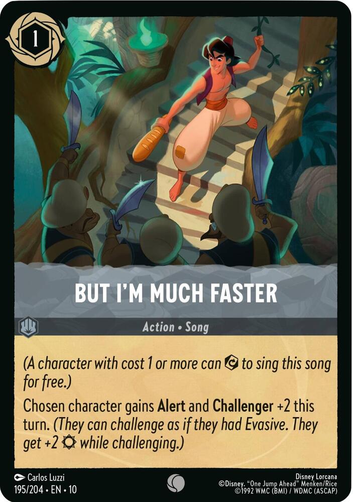But I'm Much Faster 195/204 (Whispers in the Well)  - Cold Foil