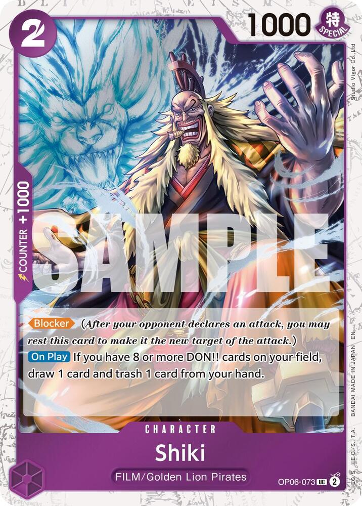 Shiki OP06-073 (Premium Booster -The Best- Vol. 2)  - Pirate Foil