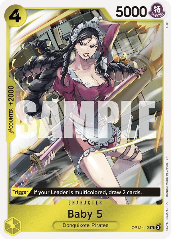 Baby 5 OP12-112 (Legacy of the Master)  - Foil