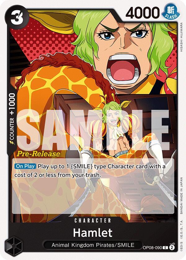 Hamlet OP08-090 (Two Legends Pre-Release Cards) 