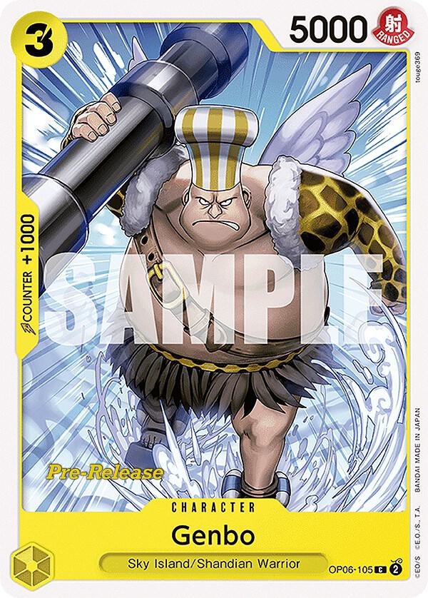 Genbo OP06-105 (Wings of the Captain Pre-Release Cards) 