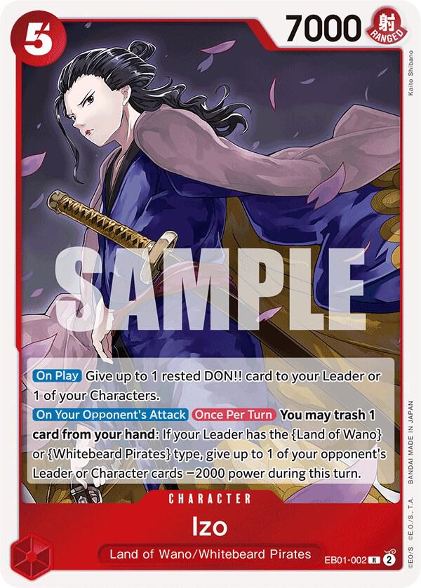 Izo EB01-002 (Extra Booster: Memorial Collection)  - Foil