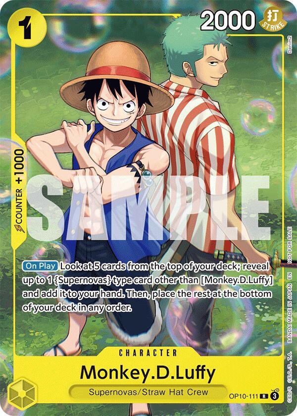 Monkey.D.Luffy (Learn Together Deck Set Sail Event) OP10-111 (One Piece Promotion Cards)  - Foil