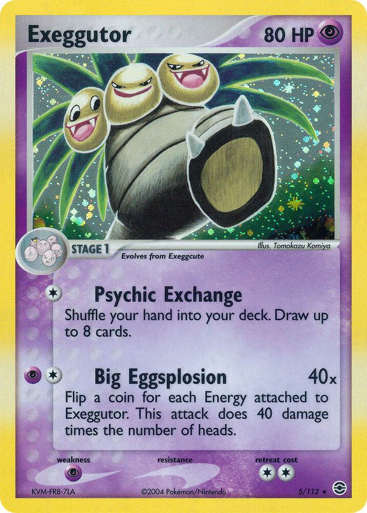 Exeggutor 5/112 (FireRed & LeafGreen)  - Holofoil
