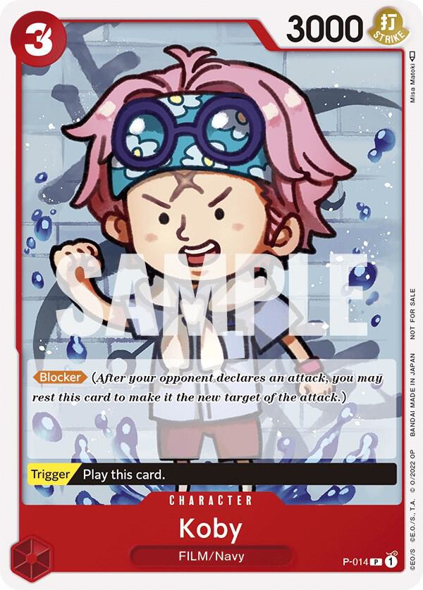 Koby (One Piece Film Red) P-014 (One Piece Promotion Cards) 