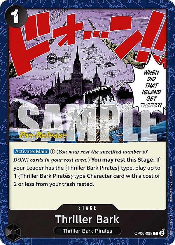 Thriller Bark OP06-098 (Wings of the Captain Pre-Release Cards) 