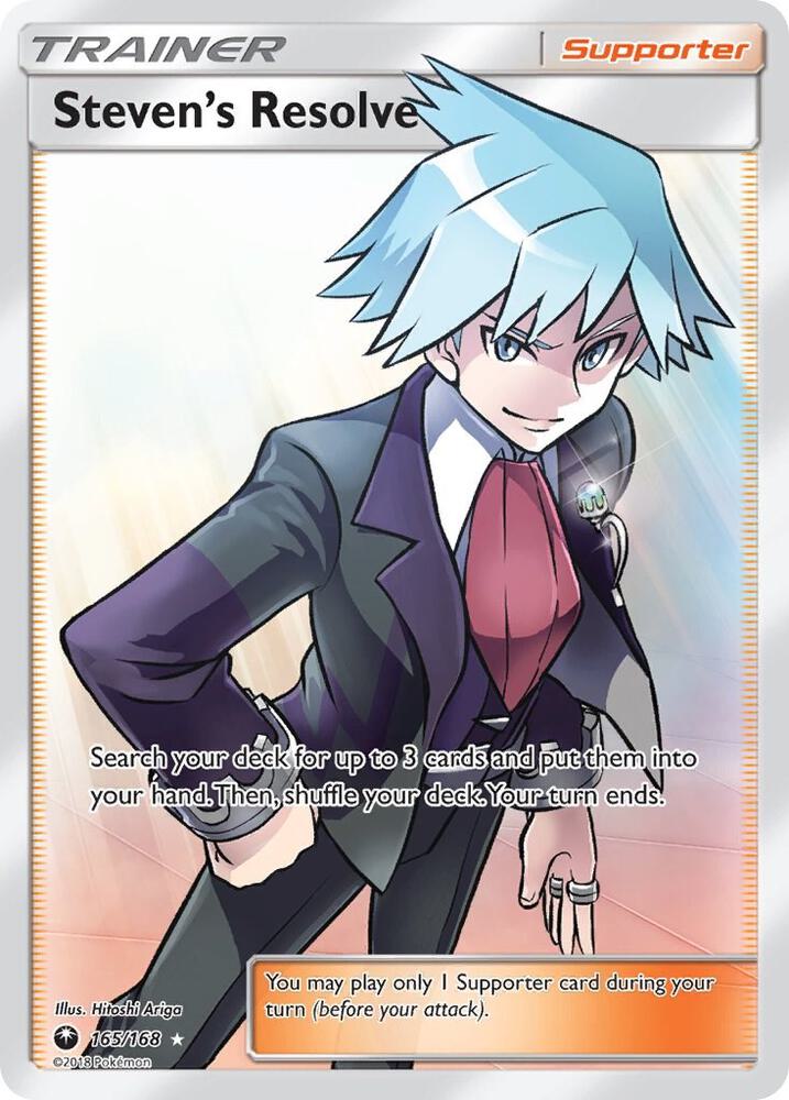 Steven's Resolve 165/168 (SM - Celestial Storm)  - Holofoil
