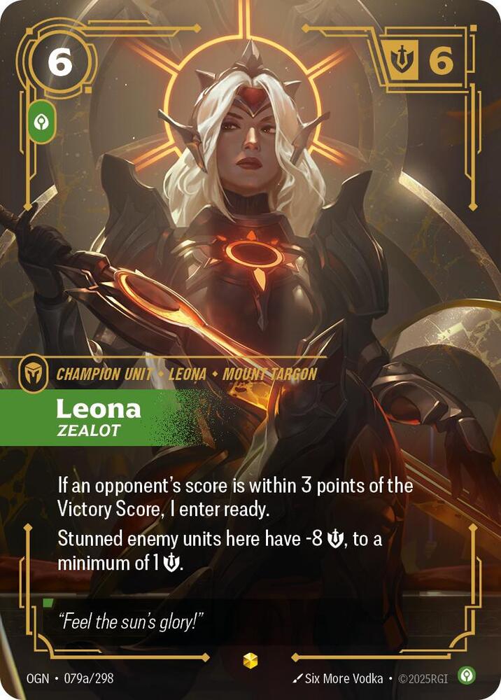 Leona - Zealot 79a/298 (Origins)  - Foil