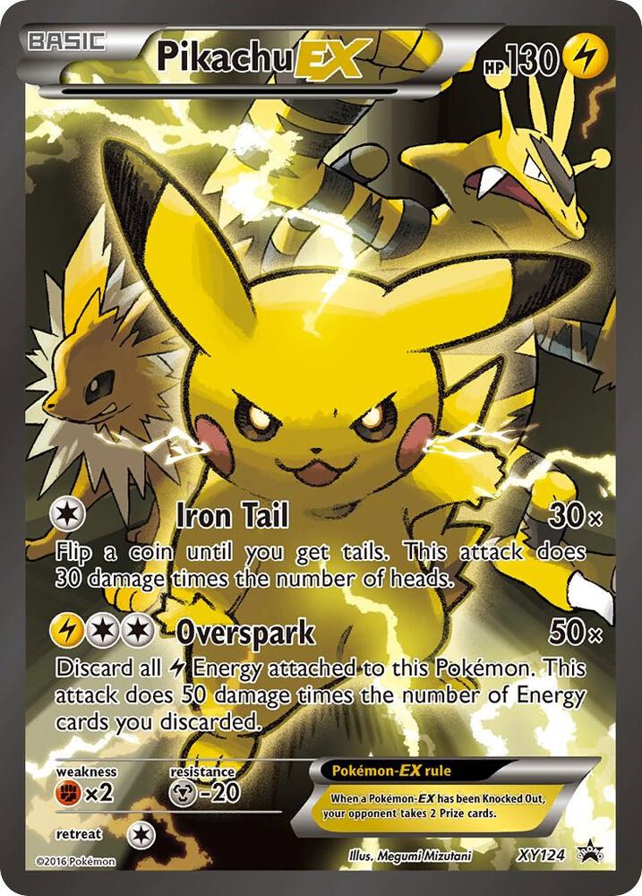 Pikachu EX XY124 (XY Promos)  - Holofoil