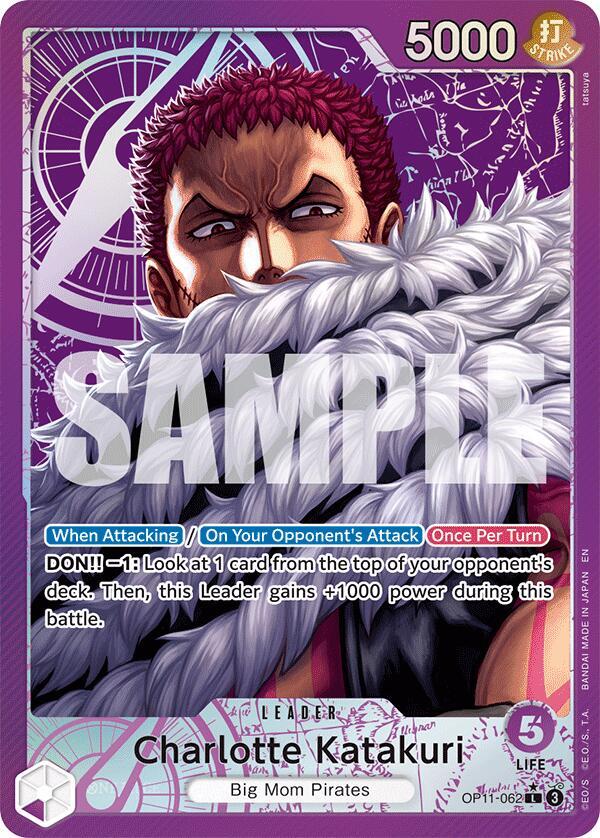 Charlotte Katakuri OP11-062 (A Fist of Divine Speed)  - Alternate Art Foil