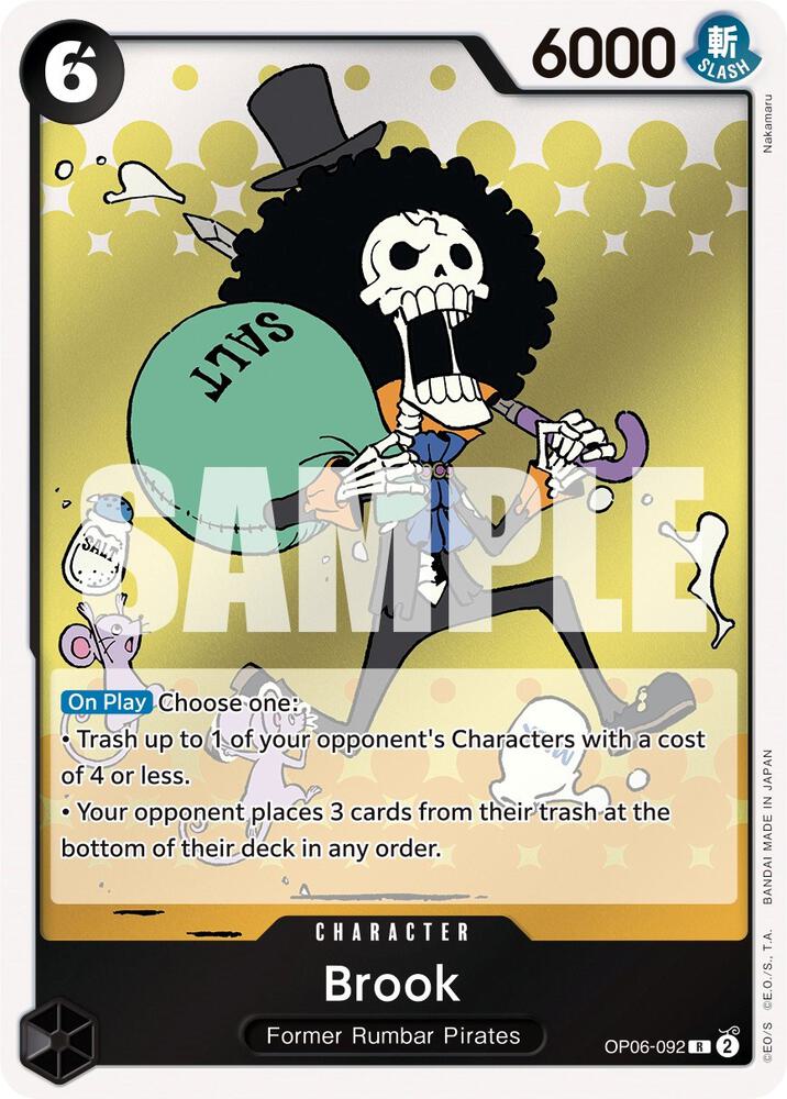 Brook OP06-092 (Wings of the Captain)  - Foil
