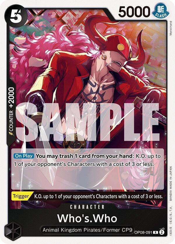 Who's.Who OP08-091 (Two Legends)  - Foil