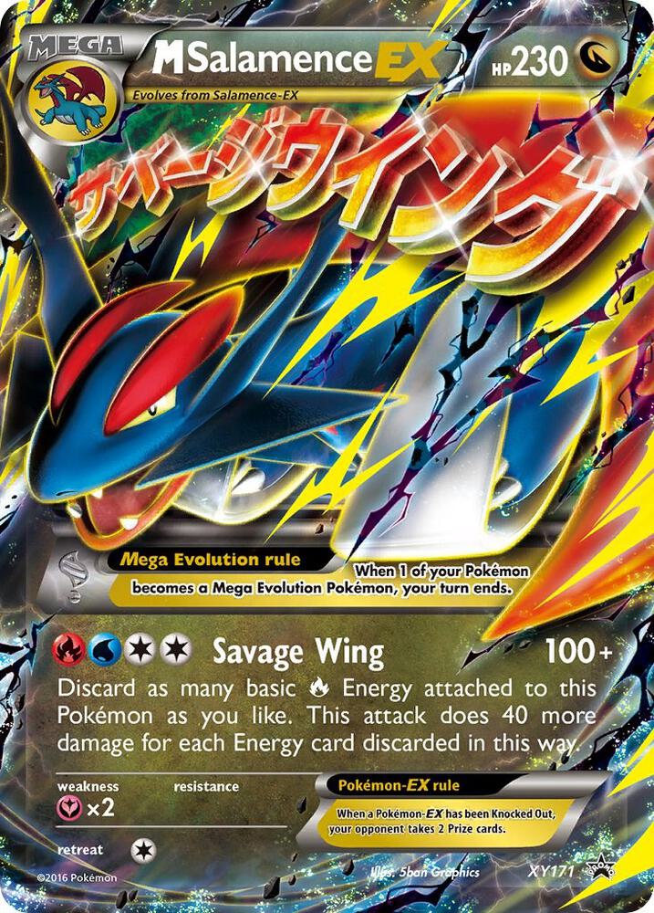 M Salamence EX XY171 (XY Promos)  - Holofoil