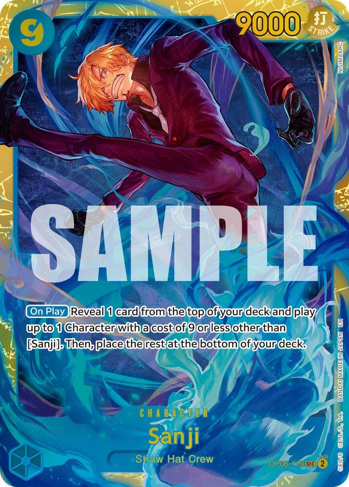 Sanji (Reprint) OP06-119 (Premium Booster -The Best- Vol. 2)  - Foil