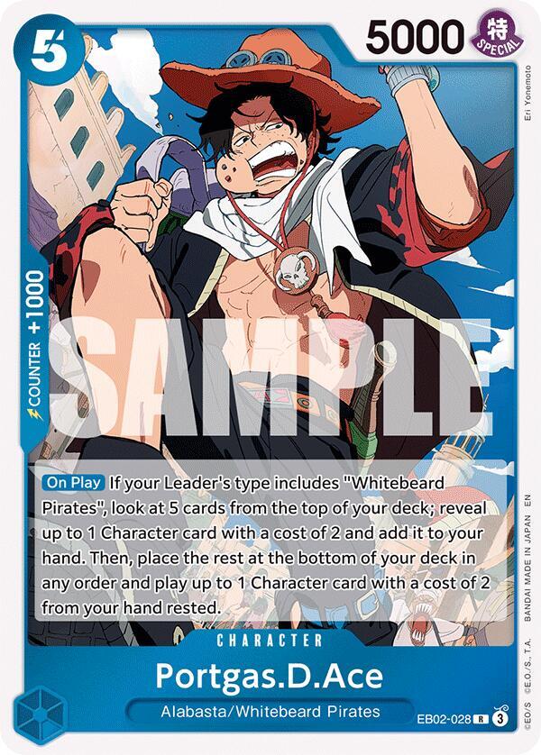 Portgas.D.Ace EB02-028 (Extra Booster: Anime 25th Collection)  - Foil