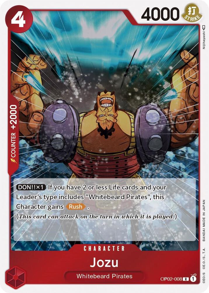 Jozu OP02-008 (Paramount War)  - Foil