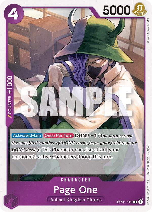 Page One OP01-112 (Romance Dawn)  - Foil