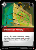Unlicensed Armory 23/298 (Origins)  - Foil