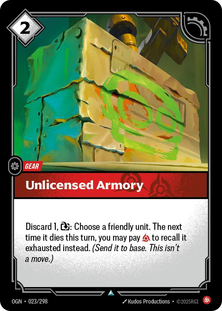 Unlicensed Armory 23/298 (Origins)  - Foil