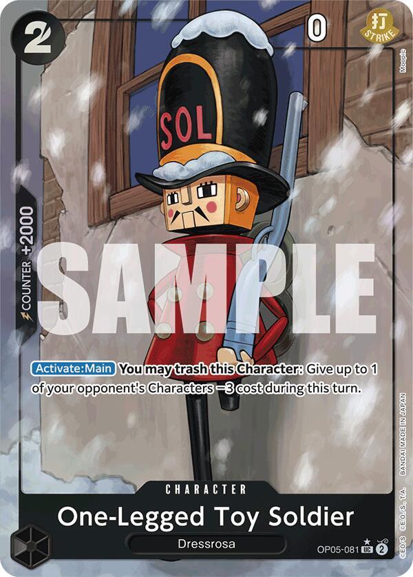 One Legged Toy Soldier OP05-081 (Premium Booster -The Best-)  - Full Art Foil
