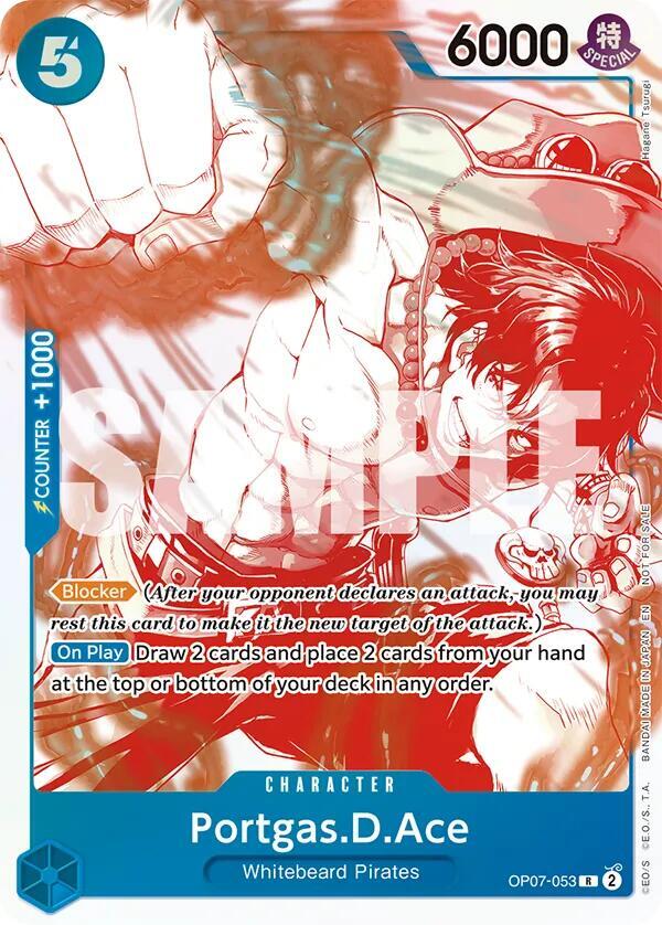 PortgasDAce OP07 053 3rd Anniversary Treasure Campaign Pack OP07-053 (One Piece Promotion Cards)  - Foil