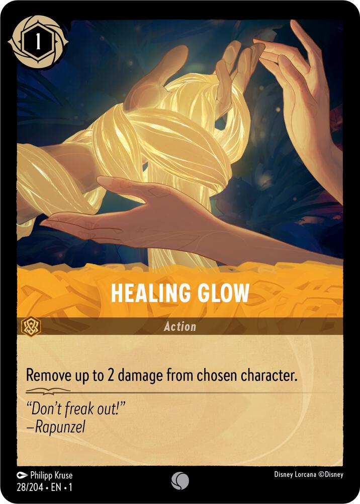 Healing Glow 28/204 (The First Chapter)  - Cold Foil