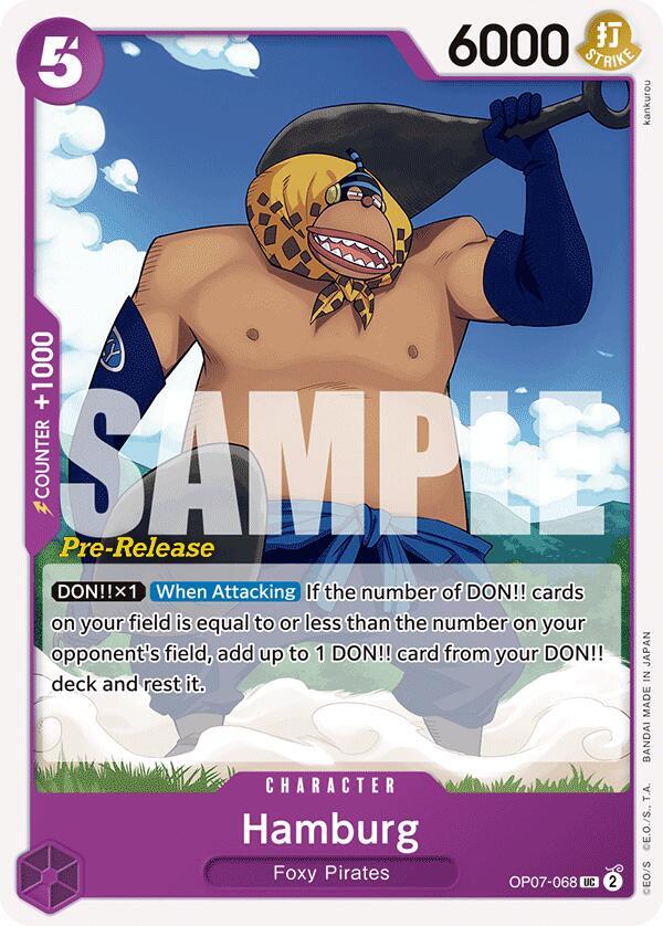 Hamburg OP07-068 (500 Years in the Future Pre-Release Cards) 